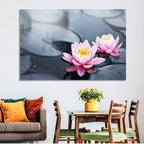 Pink Water Lilies Wall Art