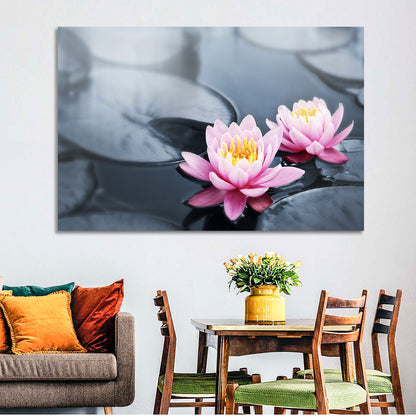 Pink Water Lilies Wall Art