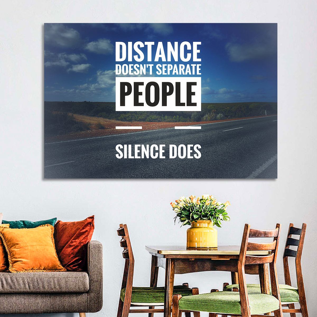 Silence Separates People Wall Art