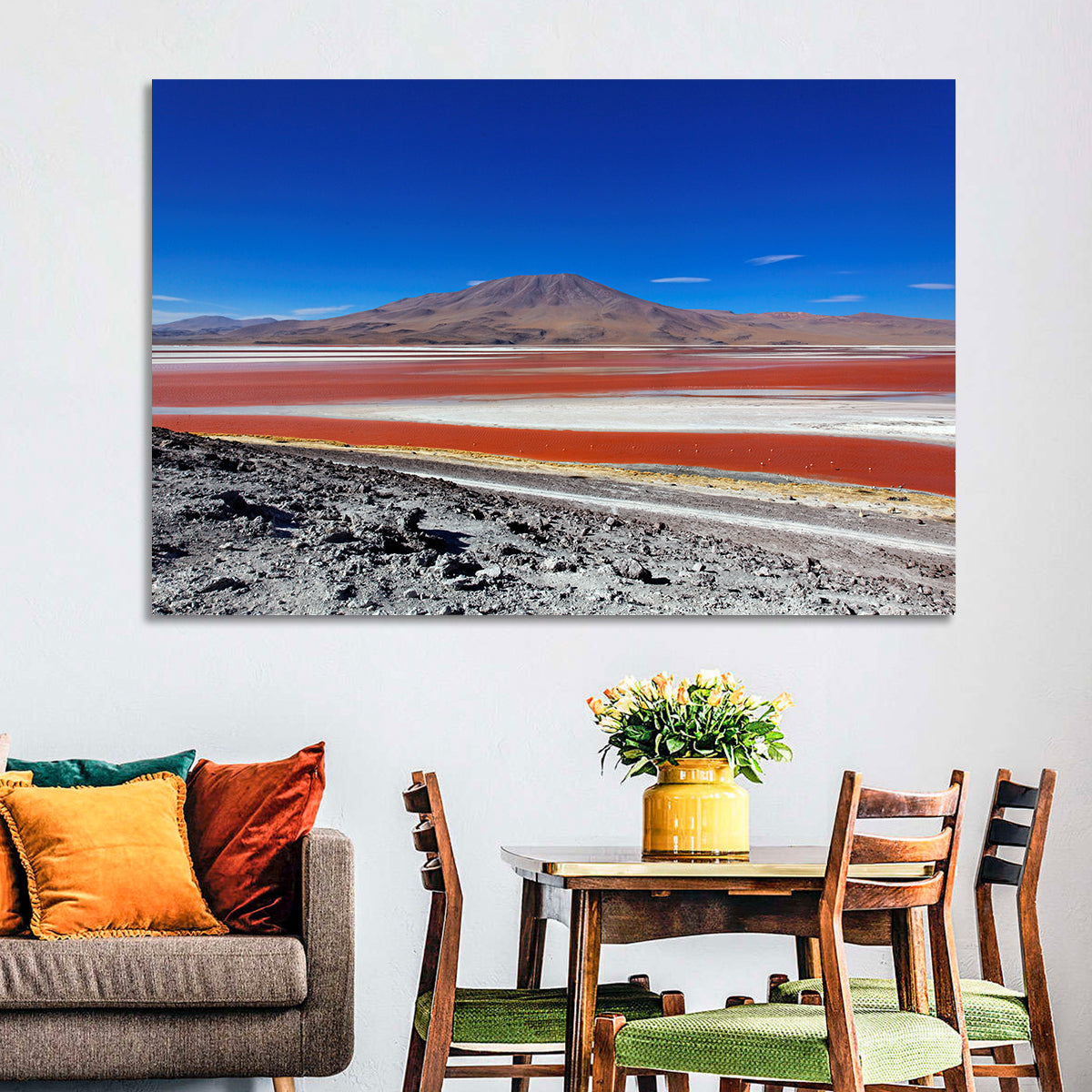 Laguna Colorada Red Lake Wall Art