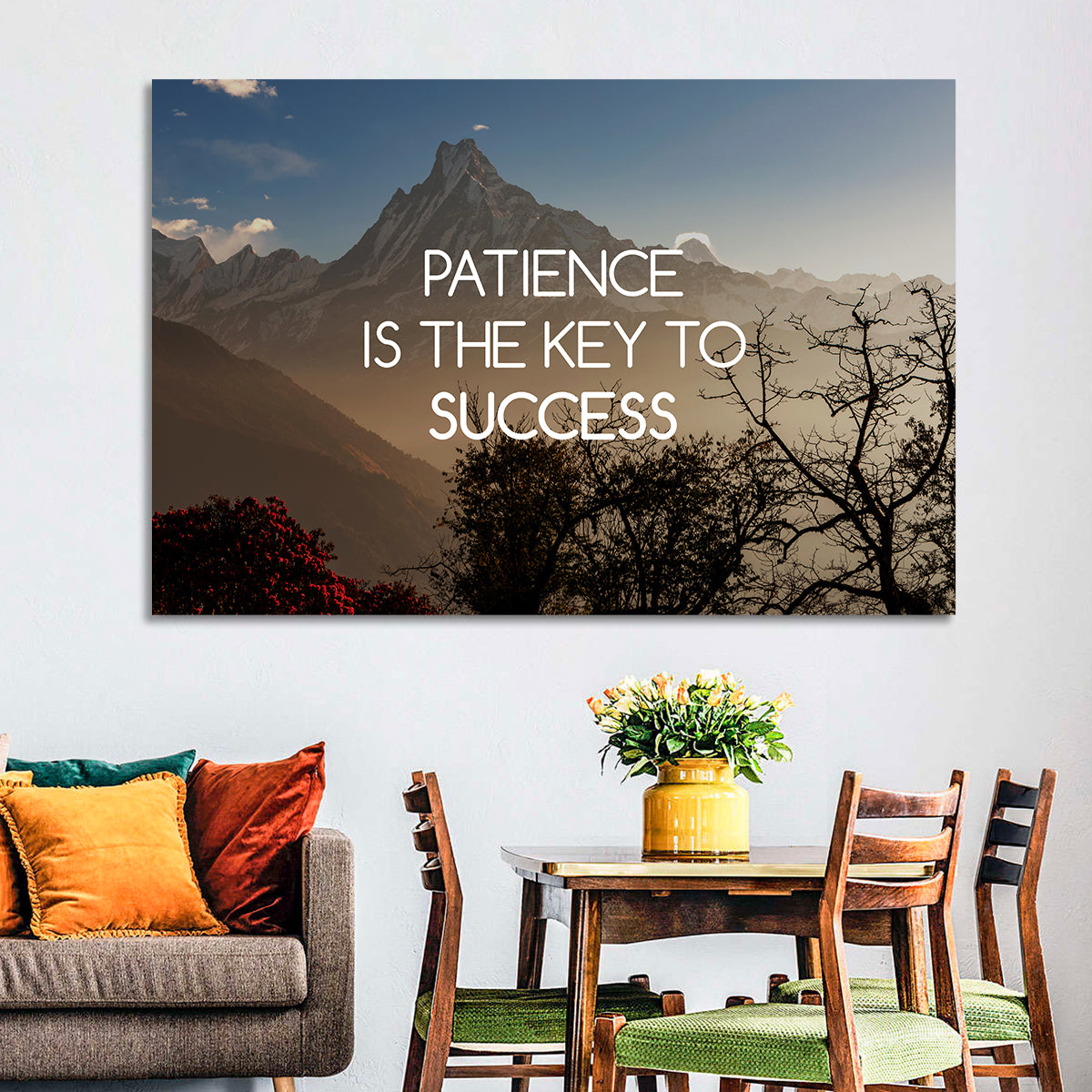 Patience Is the Key to Success Wall Art