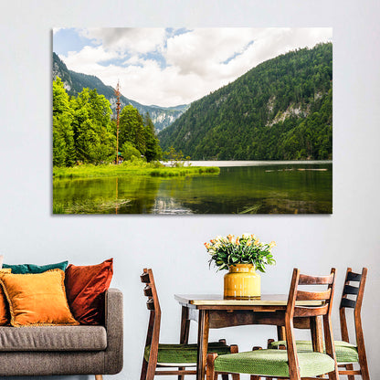 Maypole at Lake Toplitz Wall Art
