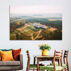Kosava Castle Aerial View Wall Art