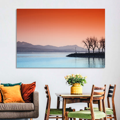 Lake Geneva Sunset Reflection Wall Art