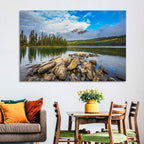Pyramid Lake Reflections Wall Art