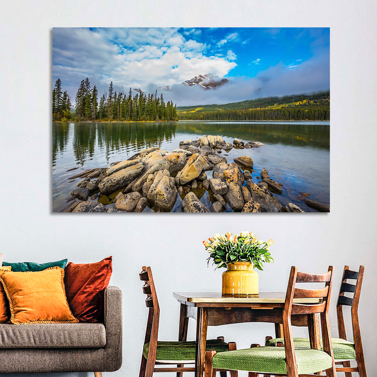 Lake Pyramid Wall Art