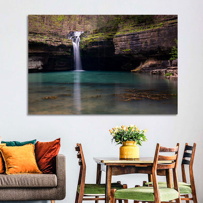 Mossy Cove Waterfall Wall Art
