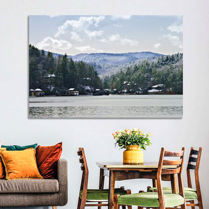 Lake Rabun Winter Scene Wall Art