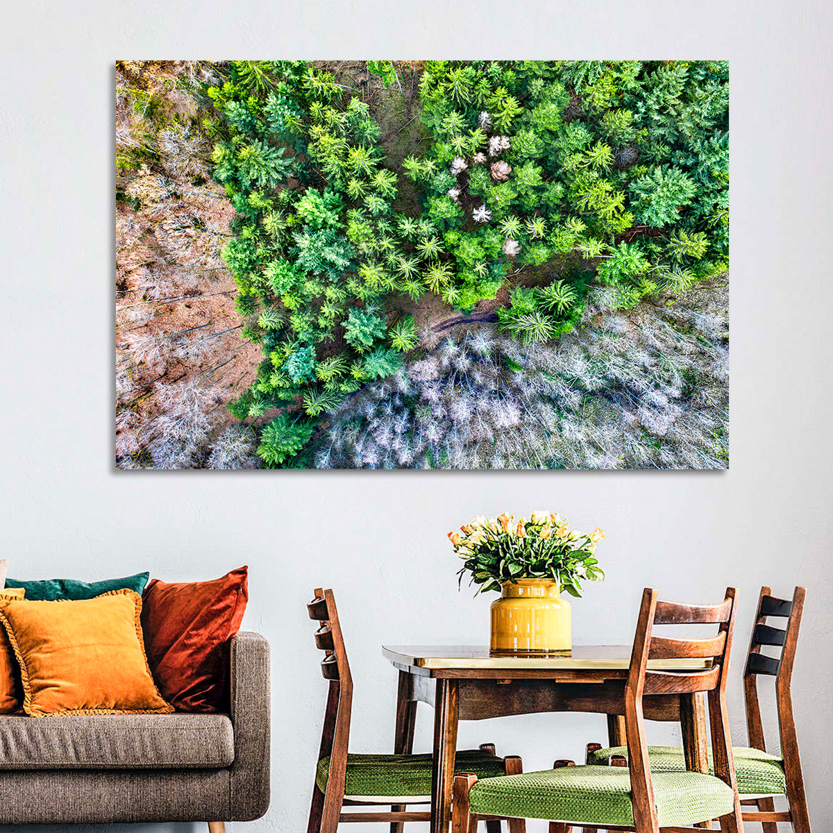 Vosges Mountains Wall Art in a room, landscape