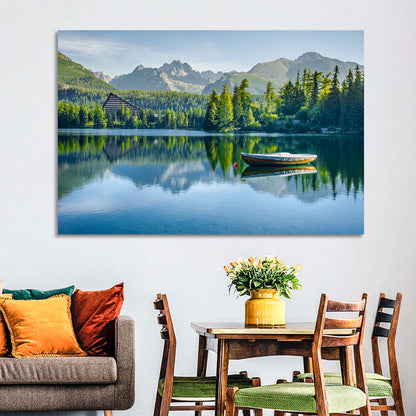 Štrbské Pleso Reflection Wall Art