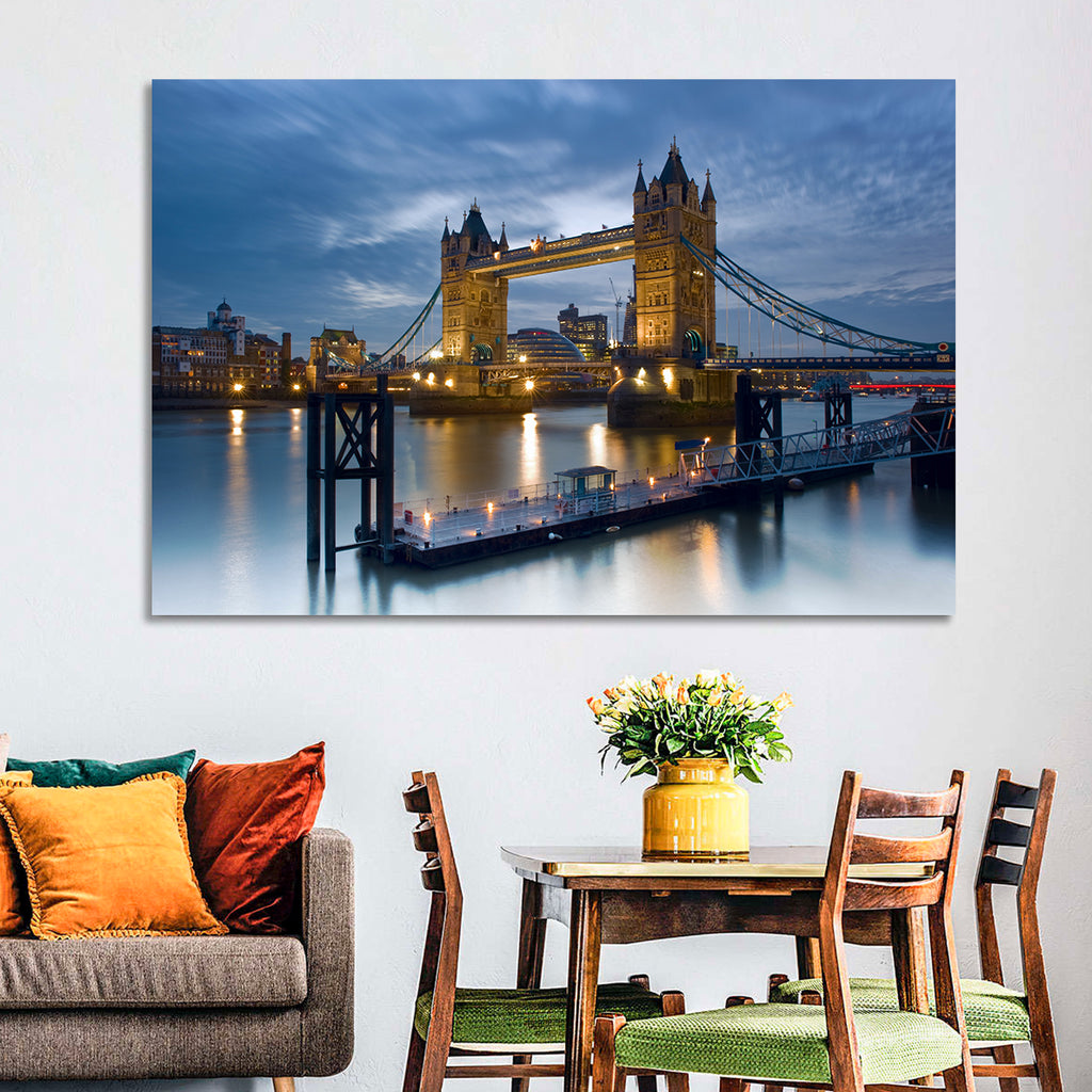Tower Bridge at Blue Hour Wall Art