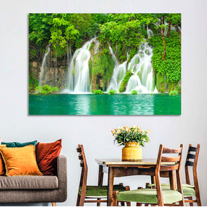 Plitvice Waterfall Wall Art