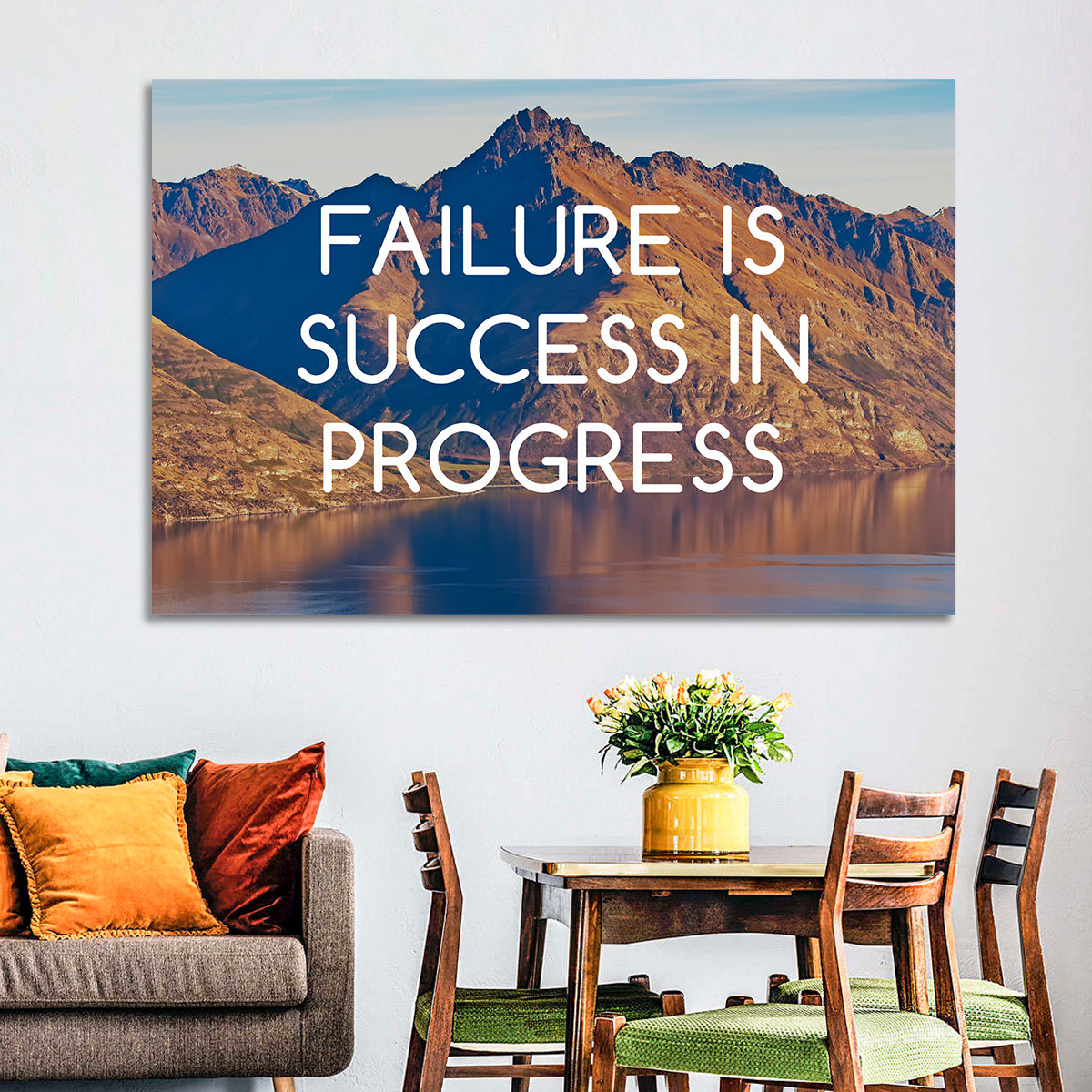 Failure Is Success in Progress Wall Art