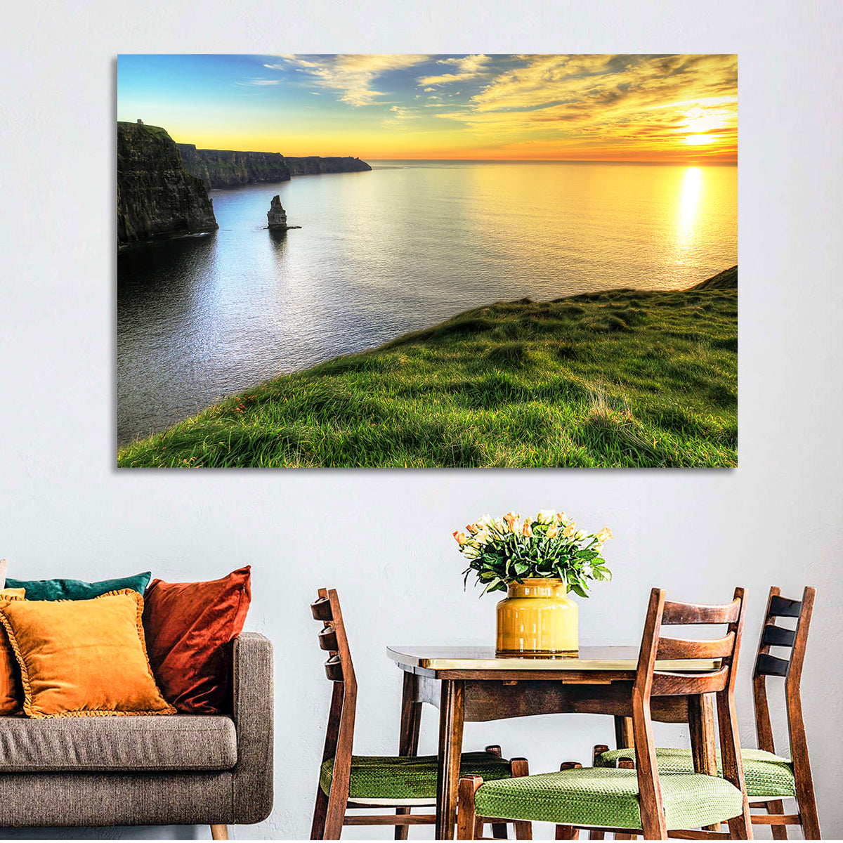 Cliffs of Moher at Sunset Wall Art