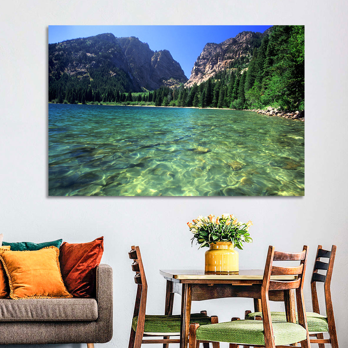 Phelps Lake Landscape Wall Art