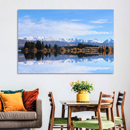 Ruataniwha Lake Reflection Wall Art