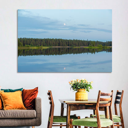 Lake Vanern Moonlight Wall Art