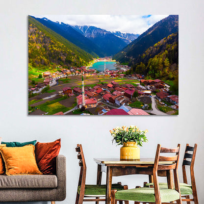 Uzungol Village Lake Wall Art