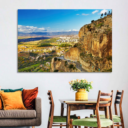 Constantine Cliffside at Golden Hour Wall Art