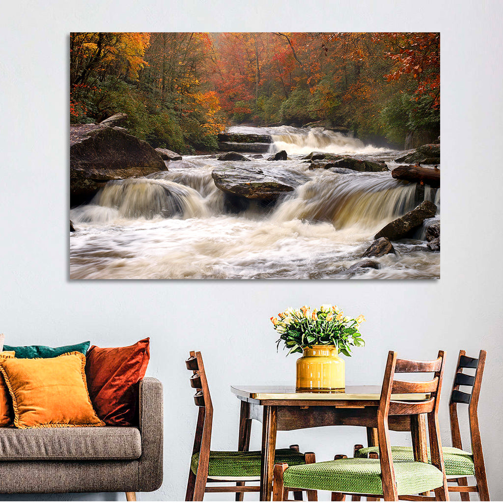 Carolina River in Autumn Wall Art
