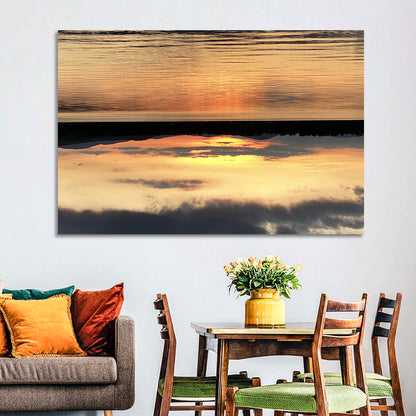 Lake Pleasant Golden Sunset Wall Art