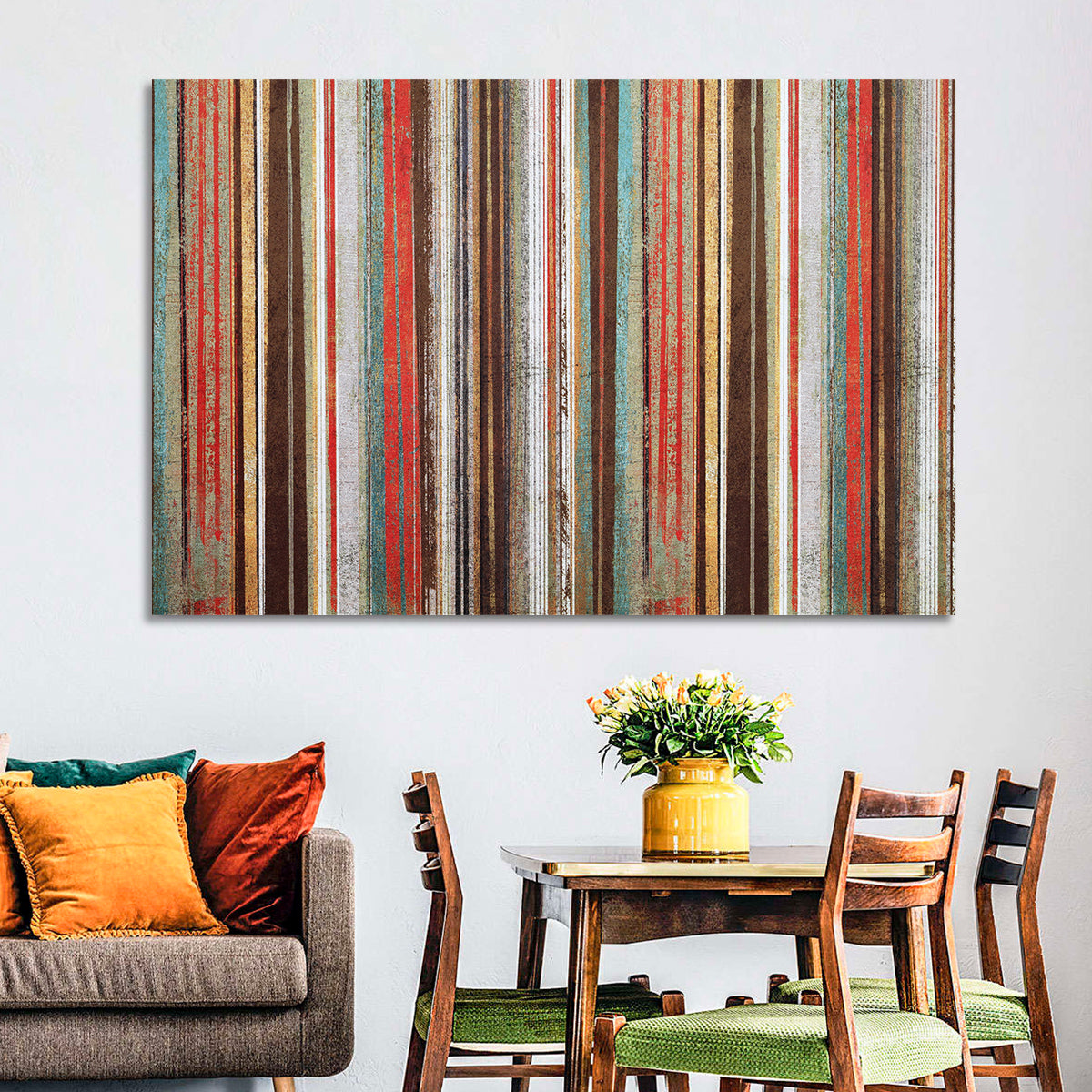 Layered Stripes Wall Art