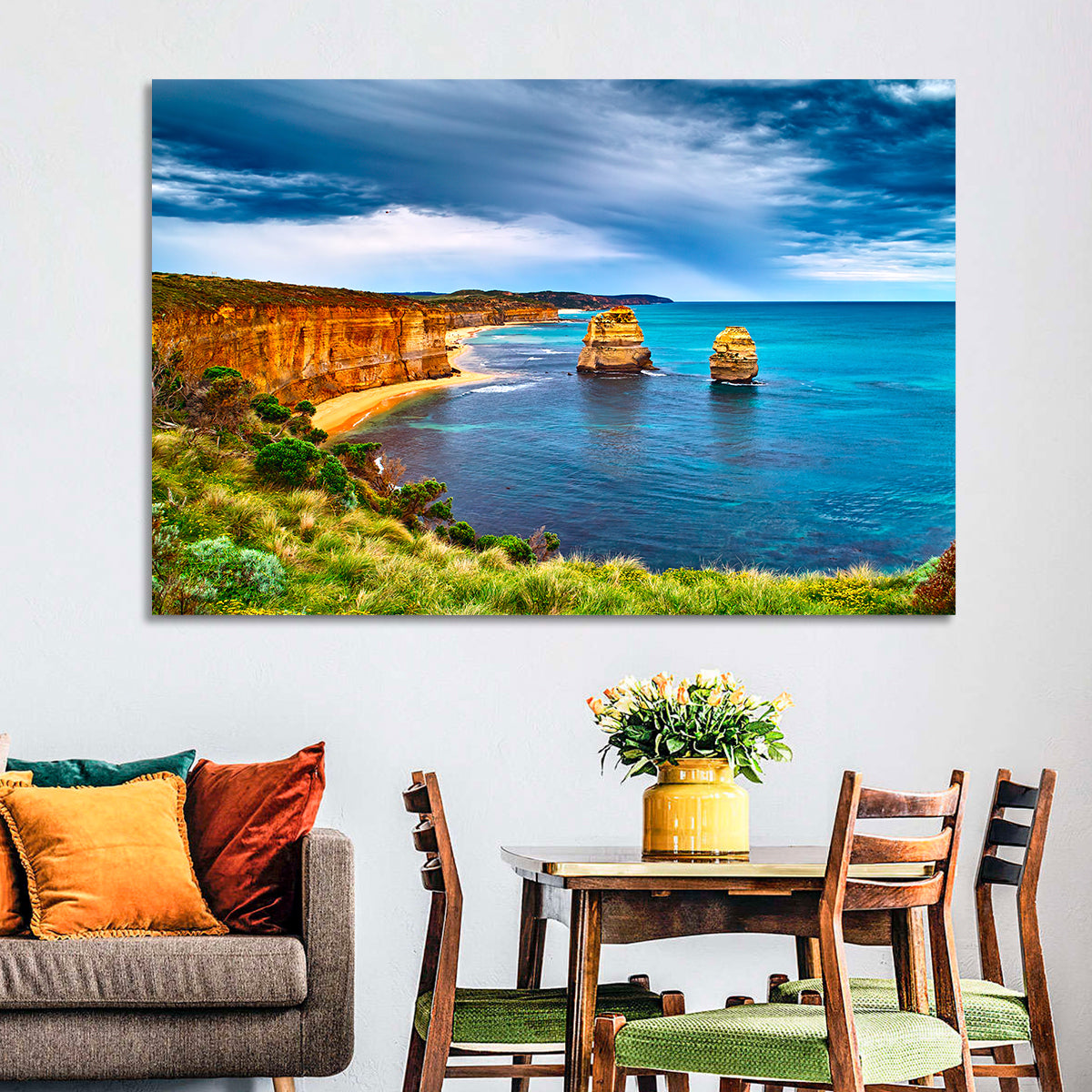 Twelve Apostles at Port Campbell Wall Art in a room, landscape