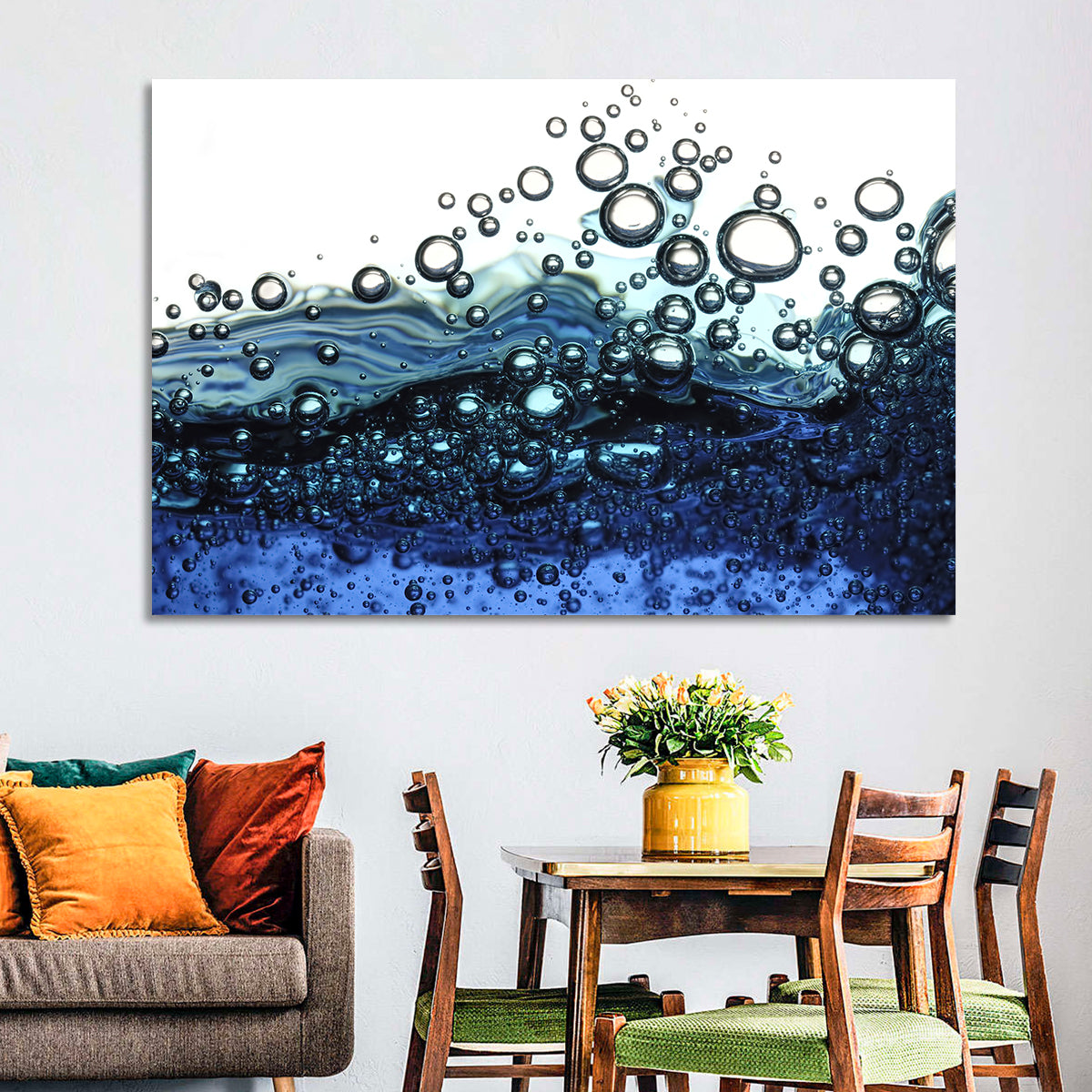 Underwater Bubbles Wall Art