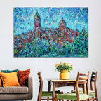 Salamanca Dual Domes Reflection Wall Art