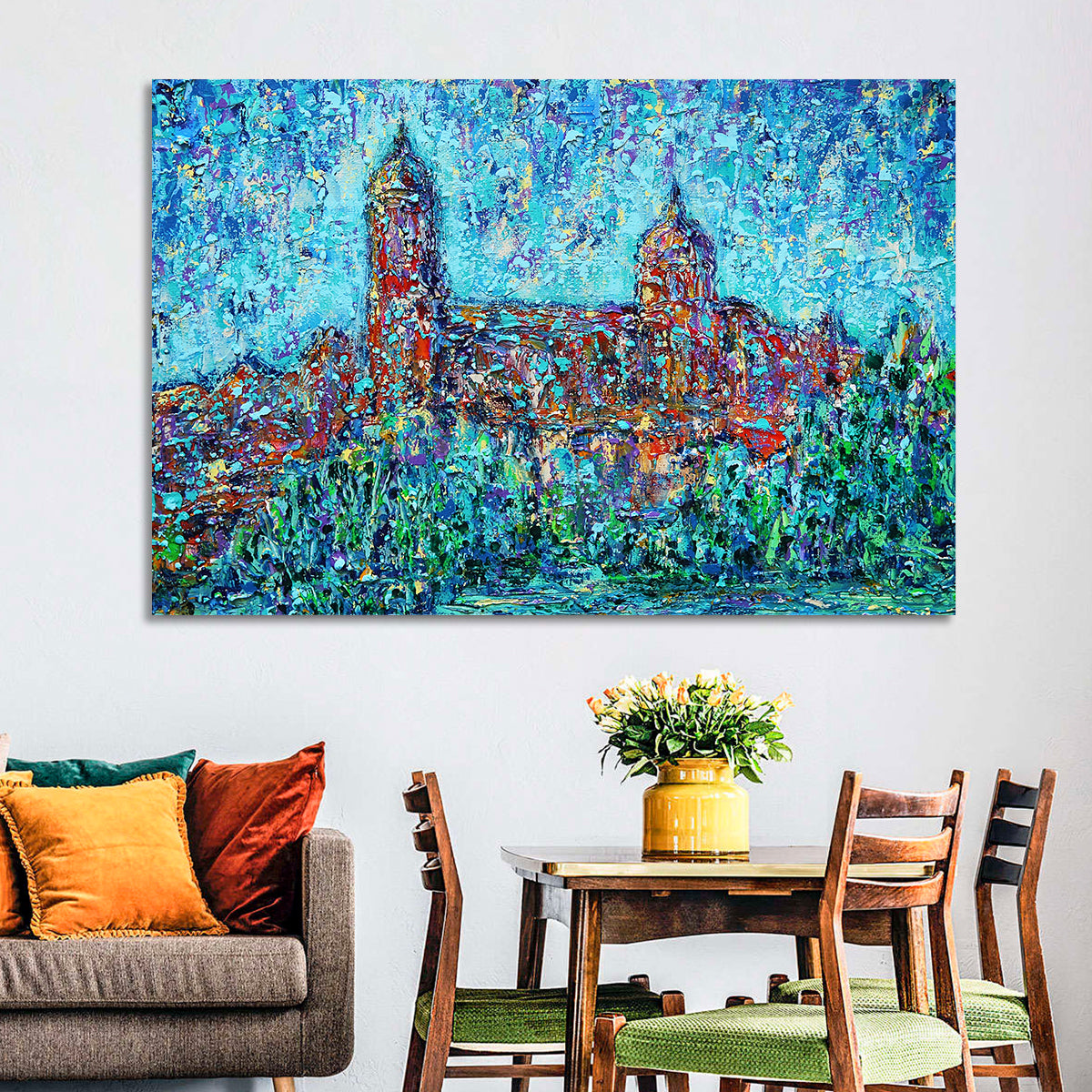 Salamanca Dual Domes Reflection Wall Art