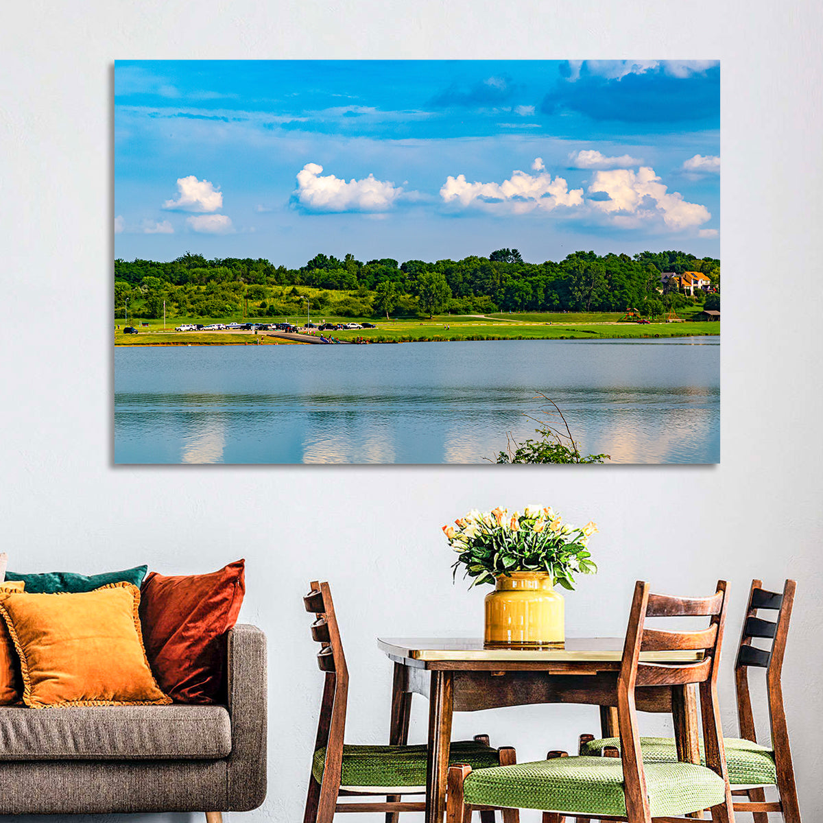 Zorinsky Lake Reflection Wall Art