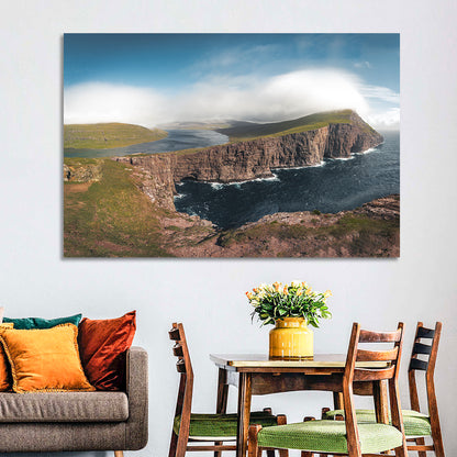 Traelanipa Cliffs, Sørvágsvatn Wall Art