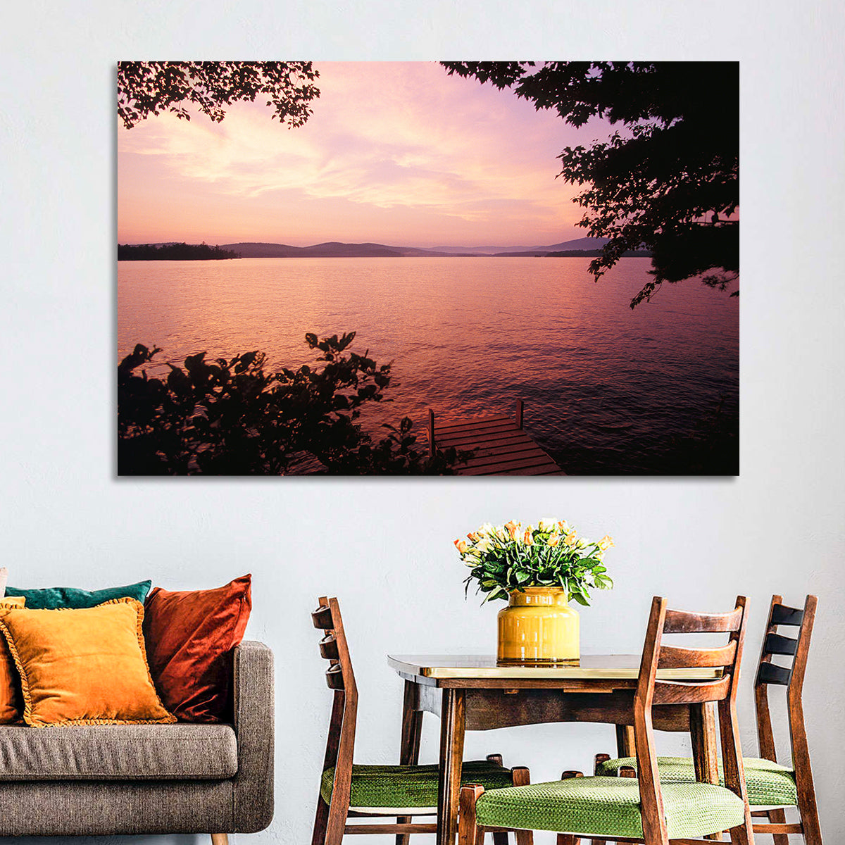 Lake Winnipesaukee Sunset Wall Art