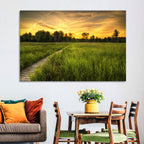 Irwin Prairie Boardwalk Sunset Wall Art