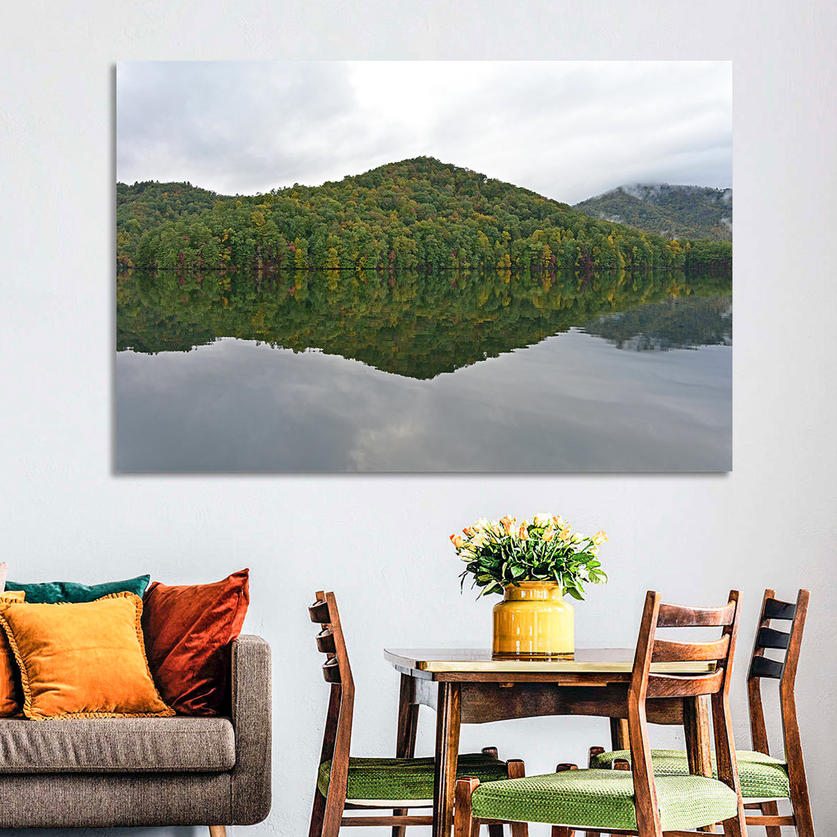 Calm Reflection at Lake Santeetlah Wall Art