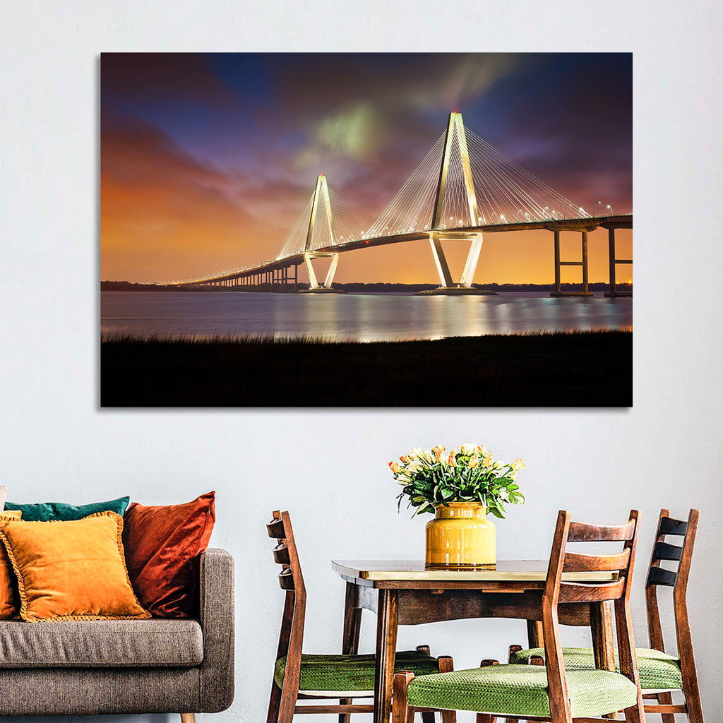 Arthur Ravenel Jr. Bridge at Dusk Wall Art