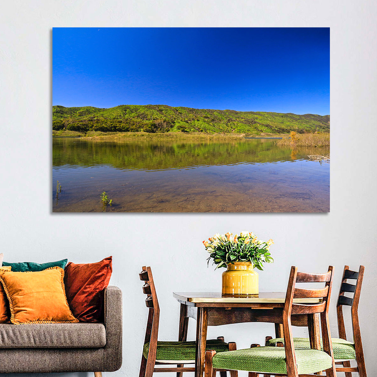 Santa Barbara Lake Reflection Wall Art