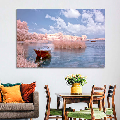 Golyazi Lake Boat Wall Art