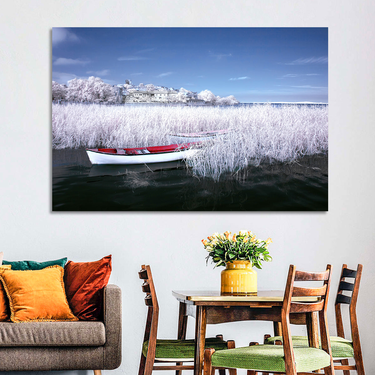 Golyazi Lake Winter Scene Wall Art