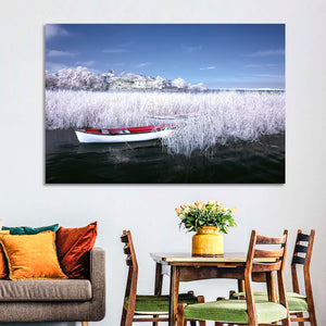 Lake Golyazi in Winter Wall Art