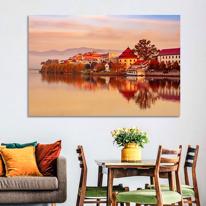 Svět Pond, Trebon Sunrise Wall Art