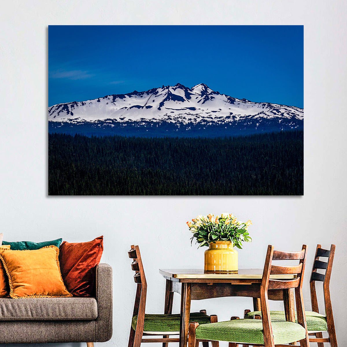Diamond Peak, Oregon Wall Art in a room, landscape