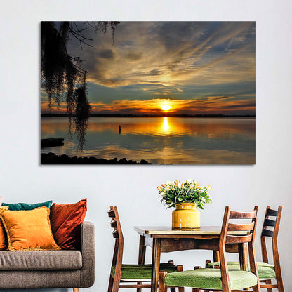 Lake Seminole Sunset Reflection Wall Art