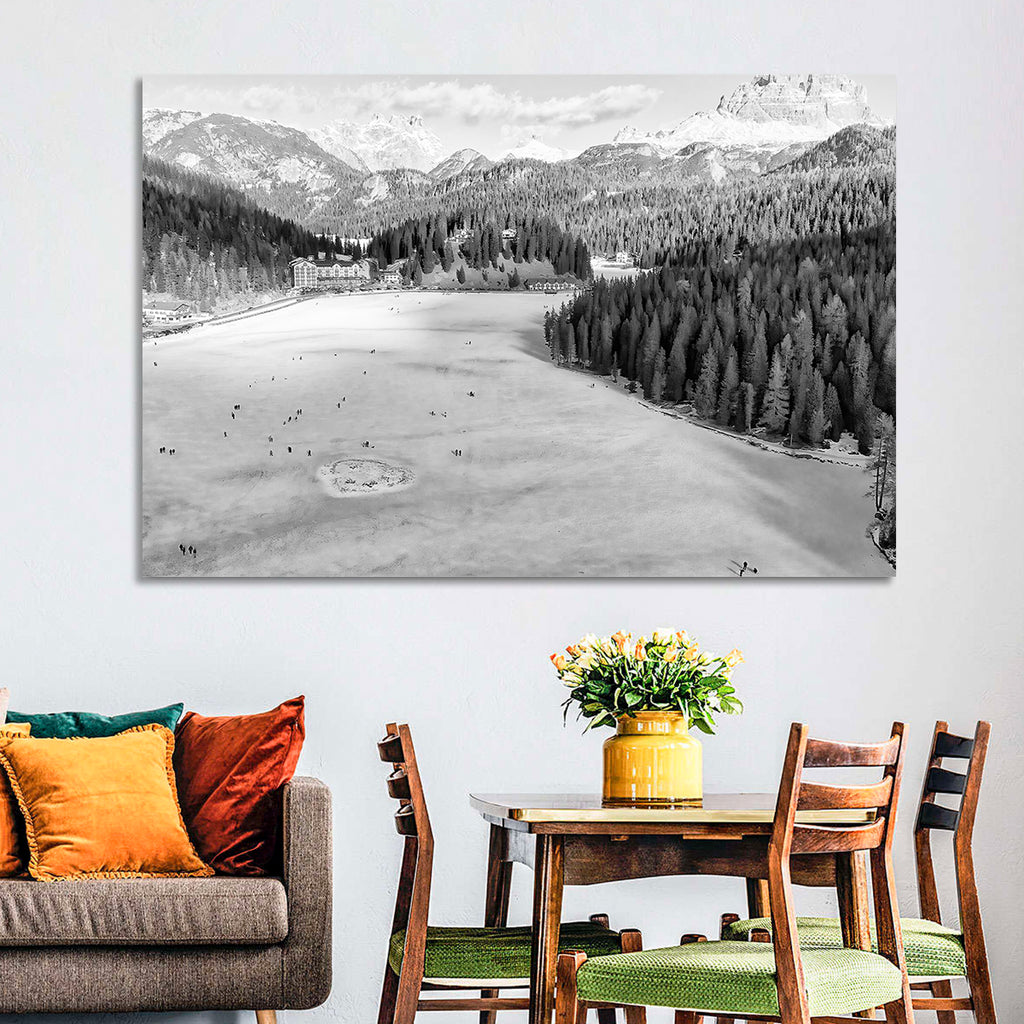 Dolomites at Lago Di Misurina Wall Art