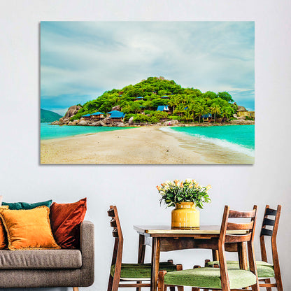 Koh Nang Yuan Sandbar Island Beach Wall Art