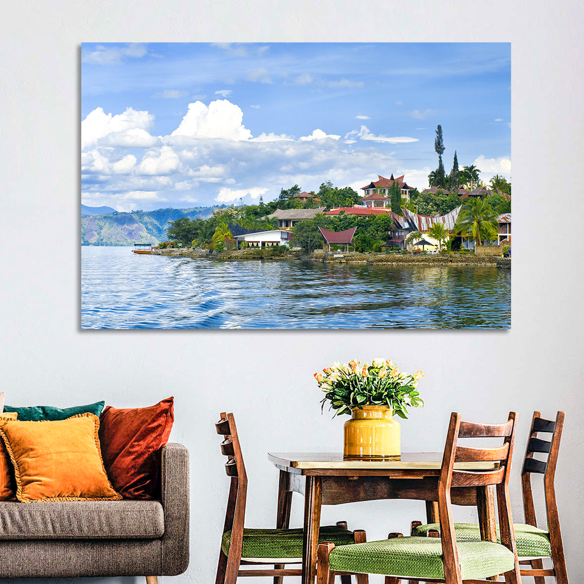 Samosir Island, Lake Toba Wall Art in a room, landscape