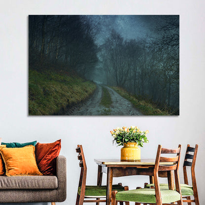 Misty Forest Pathway Wall Art