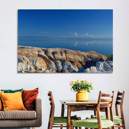 Shekelmes Tract Cliff Over Lake Wall Art