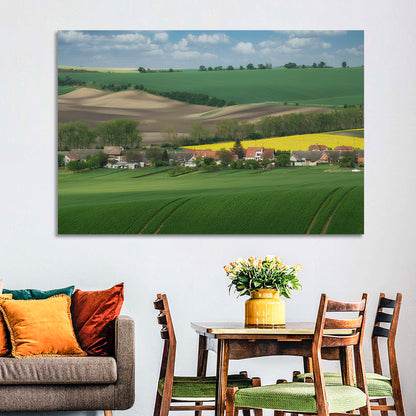 Gentle Moravian Hills Wall Art