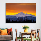 Sunrise Over Mount Baker Wall Art
